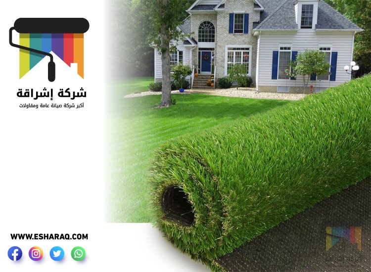 تركيب عشب صناعي في العين 1 تركيب عشب صناعي في العين